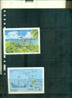 DOMINICA EXPOSITIONS PHILATELIQUES 88  2 BF  SURCHARGES NEUFS A PARTIR DE 1.75 EUROS - Dominica (1978-...)