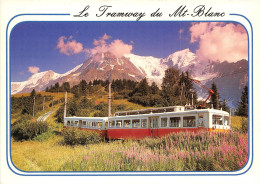 ST GERVAIS LES BAINS Le Tramway Du Mont Blanc Au Col De Voza Alt 1654m 23(scan Recto-verso) MA707 - Saint-Gervais-les-Bains