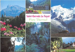 SAINT GERVAIS LE FAYET Les Aiguilles De Warens La Cascade Et La Passerelle De Crepin 42(scan Recto-verso) MA720 - Saint-Gervais-les-Bains