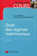 Droit Des Regimes Matrimoniaux (2015) De Annie Lamboley - Droit