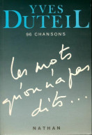 Les Mots Qu'on N'a Pas Dits (1991) De Yves Duteil - Musique