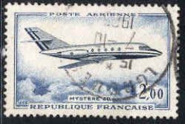 France Avion Obl Yv:42 Mi:1514 Mystere 20 (TB Cachet Rond) - 1960-.... Used