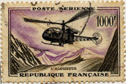 France Avion Obl Yv:37 Mi:1177 L'Alouette (cachet Rond) - 1927-1959 Used