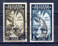 LIBYA - Tripolitaine, 12.3.1936; 12e Foire De Tripoli, Michel-N° 263+264, Oblitéré, Lot 60131 - Tripolitania