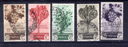 LIBYA - Tripolitaine, 2.3.1933; 7e Foire De Tripoli, Michel-N° 178, 181,184 - 188, Oblitéré, Lot 60134 - Tripolitania