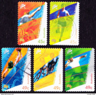 AUSTRALIA 2000 45c/49c Multicoloured, Paralympic Games-Sydney Set Self-Adhesive SG1995-1999 FU - Used Stamps