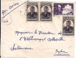 MARTINIQUE N° 215/218x3 S/DEVANT De L. DE PORT AU PRINCE/17.11.46 POUR LA FRANCE - Covers & Documents