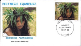 POLYNESIE N° 205 S/L.DE PAPEETE/19.10.83 - Covers & Documents