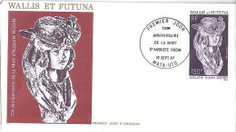 WALLIS & FUTUNA N° 367 S/L.DE MATA-UTU/15.9.87  - Covers & Documents