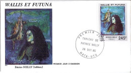 WALLIS & FUTUNA N° PA 147 S/L.DE MATA-UTU/28.10.85  - Covers & Documents