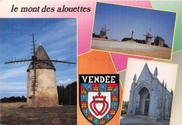 LES HERBIERS Le Moulin Et La Petite Chapelle Le Mont Des Alouettes 5(scan Recto-verso) MA832 - Les Herbiers