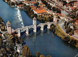 CAHORS EN QUERCY Vu Du Ciel Le Pont Valentre XIVe Siecle 6(scan Recto-verso) MA878 - Cahors