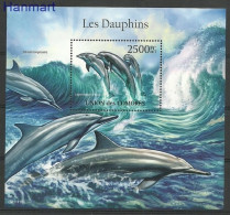 Comoros 2011 Mi Block 635 MNH  (ZS4 COMbl635) - Dolphins