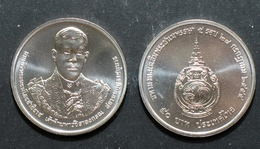 Thailand Coin 50 Baht 2012 60 Years 5th Cycle Birthday Crown Prince Y530 - Thailand