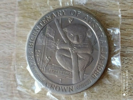 Isle Of Man 1 Crown 1988 Koala Australia - Eiland Man