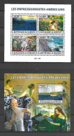 Burundi 2013 Art - Paintings - Impressionists - 2 MS MNH - Nuevos