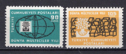 T4842 - TURQUIE TURKEY Yv N°1522/23 ** Refugies - Unused Stamps