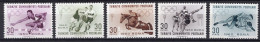 T4847 - TURQUIE TURKEY Yv N°1562/66 ** Olympiades - Unused Stamps