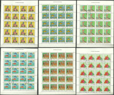 Poland 1983 Mi Sheet 2850-2855 Fi Sheet 2702-2707 Cancelled  (SZE4 PLDark2850-2855) - Swans