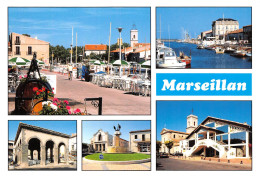 MARSEILLAN Petit Port De Pecheurs Et D Eleveurs De Coquillages Du Bassin De Thau 17(scan Recto-verso) MA943 - Marseillan