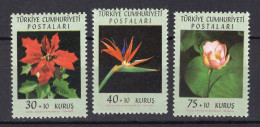 T4854 - TURQUIE TURKEY Yv N°1618/20 ** Fleurs - Ungebraucht