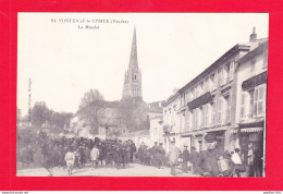 F-85-Fontenay Le Comte-158Ph90  Le Marché, Belle Animation, Cpa BE - Fontenay Le Comte