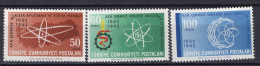 T4864 - TURQUIE TURKEY Yv N°1652/54 ** Nucleaire - Unused Stamps