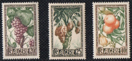 Année 1950-N°279/281 Neufs**MNH : Production Algérienne : Dattes/Oranges-Citrons - Ungebraucht