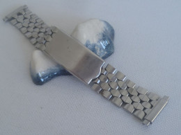Vintage Stainless Steel Watch Band Bracelet Lug 16-21 Mm (#46) - Horloge: Zakhorloge