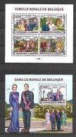 Burundi 2013 Royal Family Of Belgium - 2 MS MNH - Nuevos