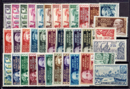 AEF - LOT TP --- N°33/62 SAUF N°41 - 44 - 46 - 48 - 52 - 55 ET 56 --- N° 70/71 - 77/86 - 90/91 - XX MNH TTB - Unused Stamps