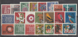 BRD- Jahrgang 1963, Mi.Nr. 390-411 Komplett, 22 Marken.   **/MNH - Jaarlijkse Verzamelingen
