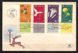 ISRAEL STAMPS. FD COVER NEW YEAR. 1952 - FDC