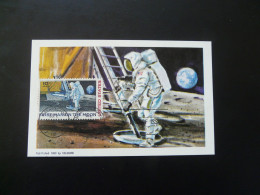 Carte Maximum Card Espace Space Homme Sur La Lune First Man On The Moon USA 1969 - Etats-Unis