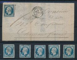 BM-199: FRANCE:  N° 10 Obl ( 5, + Lettre Du 11/3/53) - 1852 Louis-Napoleon