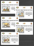 Burundi 2013 Space - Valentina Terechkova - 5 MS MNH - Nuevos