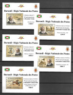 Burundi 2012 Alexander Graham Bell - 5 MS MNH - Nuevos