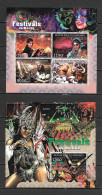 Burundi 2012 Festivals Of The World - 2 MS MNH - Nuevos