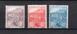 Monaco 1919 Old War-help Stamps (Michel 27, 29/30) Nice MLH - Neufs