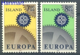 Iceland 1967 Mi 409-410 MNH  (ZE3 ICL409-410) - 1967