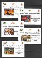 Burundi 2012 Festivals Of The World - 5 MS MNH - Nuevos