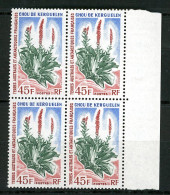 BK-22 TAAF N° 48 ** En Bloc De 4 Cote 50 Euros.   A Saisir !!! - Unused Stamps