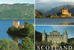 CPM - ECOSSE - CASTLES OF SCOTLAND - URQUHART CASTEL LOCH NESS - EILEAN DONAN CASTLE LOCH DUICH - INVERARAY CASTLE - Other & Unclassified