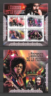 Burundi 2012 Legends Of Music - 2 MS MNH - Nuevos