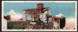 CC500 - CARTE PANORAMIQUE CHOCOLAT CANTALOUP CATALA - COMTAT - LOURMARIN - CHATEAU RENAISSANCE - Lourmarin