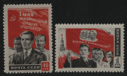 Russia / Sowjetunion 1950 - Mi-Nr. 1461-1462 ** - MNH - Tag Der Arbeit (I) - Neufs