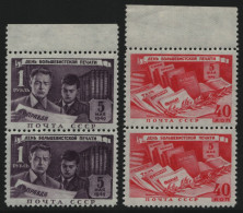 Russia / Sowjetunion 1949 - Mi-Nr. 1343-1344 ** - MNH - Paar - Neufs