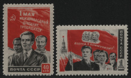 Russia / Sowjetunion 1950 - Mi-Nr. 1461-1462 ** - MNH - Tag Der Arbeit (V) - Neufs