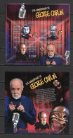 Burundi 2012 George Carlin - 2 IMPERFORATE MS MNH - Nuevos