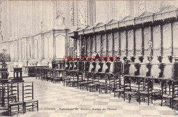 CPA  - YPRES - CATHEDRALE SAINT MARTIN - Ieper